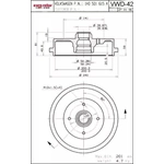 Order ULTRA - VWD42 - Brake Drum For Your Vehicle