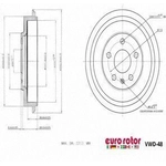 Order Tambour de frein arrière by ULTRA - VWD48 For Your Vehicle