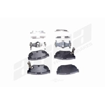 Order Plaquette arrière en céramique by AGNA BRAKES - PLD323C For Your Vehicle