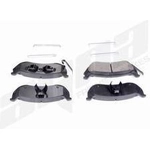 Order Rear Ceramic Pads by AGNA BRAKES - PLD998C For Your Vehicle