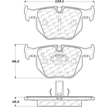 Order Rear Ceramic Pads by CENTRIC PARTS - 103.10420 For Your Vehicle