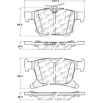 Order Rear Ceramic Pads by CENTRIC PARTS - 103.19010 For Your Vehicle