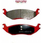 Order Rear Ceramic Pads by EUROROTOR - ID967H For Your Vehicle