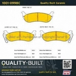 Order Plaquette arrière en céramique by QUALITY-BUILT - 1001-0998C For Your Vehicle