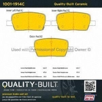 Order Plaquette arrière en céramique by QUALITY-BUILT - 1001-1914C For Your Vehicle