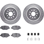 Order DYNAMIC FRICTION COMPANY - 7312-54195 - Rear Disc Brake Kit For Your Vehicle