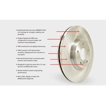 Order Rotor de frein à disque arrière by DYNAMIC FRICTION COMPANY - 600-39024 For Your Vehicle