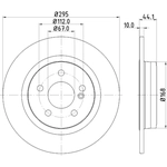 Order HELLA PAGID - 355119422 - Disc Brake Rotor For Your Vehicle