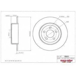 Order Rear Disc Brake Rotor by ULTRA - 53213 For Your Vehicle