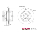 Order EUROROTOR - BM7065L - Disc Brake Rotor For Your Vehicle