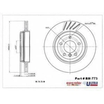 Order Rear Disc Brake Rotor by ULTRA - BM773 For Your Vehicle