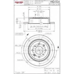 Order Rear Disc Brake Rotor by ULTRA - HO524 For Your Vehicle