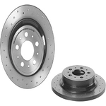 Order Rear Premium Rotor by BREMBO - 08.7765.1X (1 Qty) For Your Vehicle