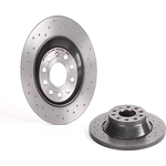 Order Rear Premium Rotor by BREMBO - 08.8843.2X (1 Qty) For Your Vehicle