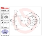 Order Rear Premium Rotor by BREMBO - 08.B357.11 (1 Qty) For Your Vehicle