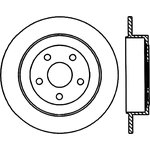 Order Rear Premium Rotor by CENTRIC PARTS - 125.63043 For Your Vehicle