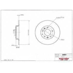 Order Disque de frein arrière de qualité supérieur by EUROROTOR - 54501 For Your Vehicle