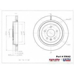 Order Disque de frein arrière de qualité supérieur by EUROROTOR - 55642 For Your Vehicle