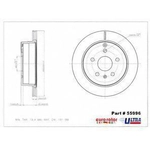 Order Disque de frein arrière de qualité supérieur by EUROROTOR - 55996 For Your Vehicle