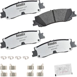 Order BENDIX - MKD2439FM - Semi-Metallic Rear Disc Brake Pads For Your Vehicle