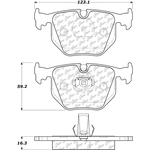 Order Rear Severe Duty Semi Metallic Premium Pad by CENTRIC PARTS - 106.06830 For Your Vehicle