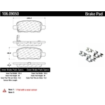 Order Rear Severe Duty Semi Metallic Premium Pad by CENTRIC PARTS - 106.09050 For Your Vehicle