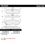 Order Rear Severe Duty Semi Metallic Premium Pad by CENTRIC PARTS - 106.09320 For Your Vehicle