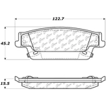 Order Plaquette arrière semi-métallique Severe Duty by CENTRIC PARTS - 106.10200 For Your Vehicle