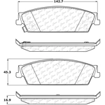 Order Plaquette arrière semi-métallique Severe Duty by CENTRIC PARTS - 106.11940 For Your Vehicle