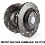 Order Rear Slotted Rotor by EBC BRAKE - USR7219 For Your Vehicle