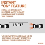 Order Stop Light by SYLVANIA - 2357RLED.BP2 For Your Vehicle