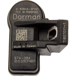 Order Capteur du système de surveillance de la pression des pneus by DORMAN (OE SOLUTIONS) - 974084 For Your Vehicle