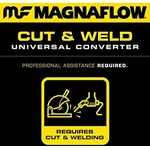 Order Convertisseur universel by MAGNAFLOW - 418005 For Your Vehicle