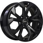 Order Alliage noir brillant par ART (18x8.0 45.0 mm) For Your Vehicle