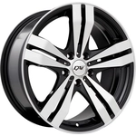 Order Noir brillant - Alliage à face usinée par DAI WHEELS (15x6.5 40.0 mm) For Your Vehicle