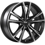 Order Noir brillant - Alliage à face usinée par DAI WHEELS (17x7.5 41.0 mm) For Your Vehicle