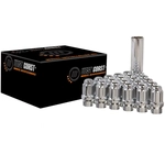 Order WEST COAST WHEEL ACCESSORIES - W56015SE - Bulge Acorn Spline ET Lug Nuts For Your Vehicle