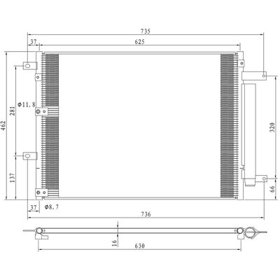 A/C Condenser - CND4361 pa2