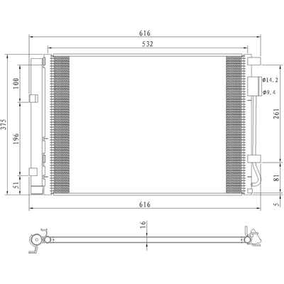 A/C Condenser - CND4438 pa3