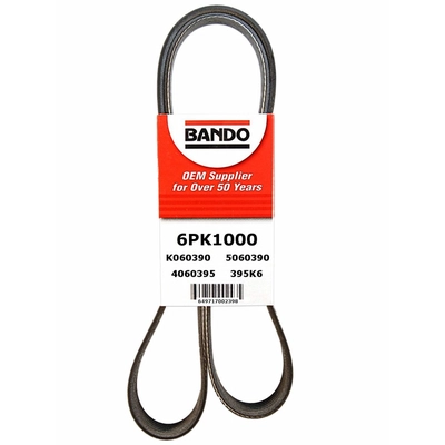 Climatisation, alternateur et courroie de direction assistée by BANDO USA - 6PK1000 pa1