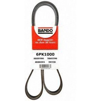 Climatisation, alternateur et courroie de direction assistée by BANDO USA - 6PK1000 pa10