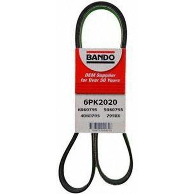 Climatisation, alternateur et courroie de direction assistée by BANDO USA - 6PK2020 pa2