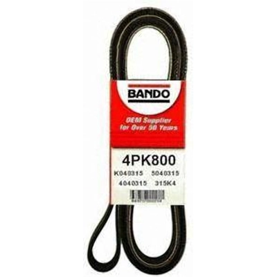 Air Conditioning Compressor Belt by BANDO USA - 4PK800 pa8