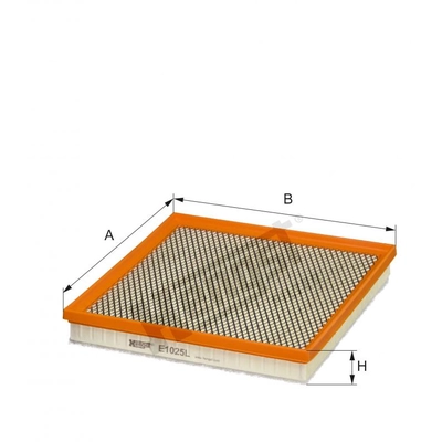 HENGST FILTER - E1025L - Air Filter Insert pa2