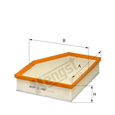 HENGST FILTER - E1346L - Filtre à air Insert pa2