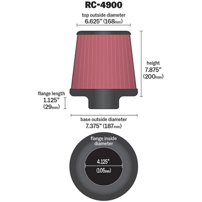 K & N ENGINEERING - RC4900 - Air Filter pa2