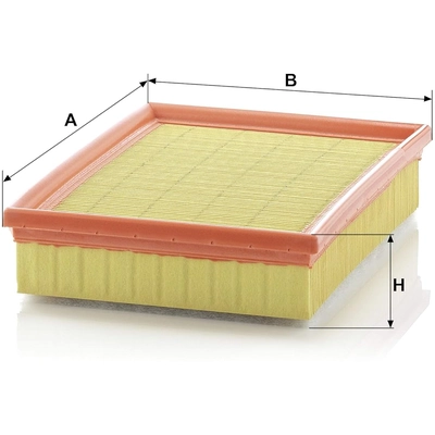 MANN-FILTER - C25-114/1 - Filtre à air pa4