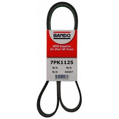 Alternator And Fan Belt by BANDO USA - 7PK1125 pa2