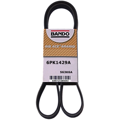 Alternator Belt by BANDO USA - 6PK1429A pa2