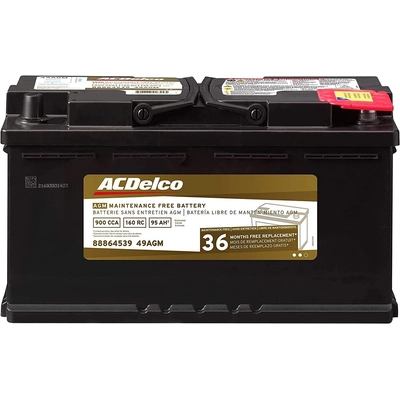 ACDELCO - 49AGM - La batterie pa6